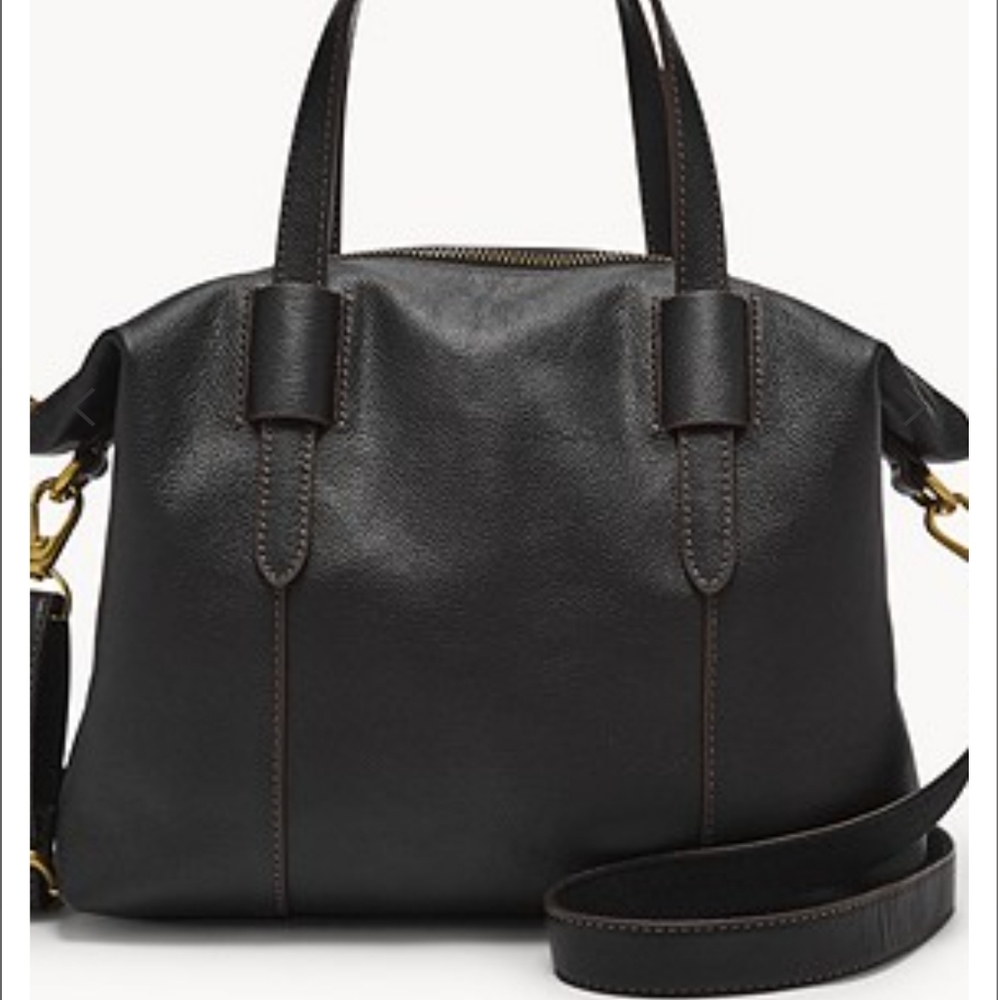 Black everyday carry Fossil bag